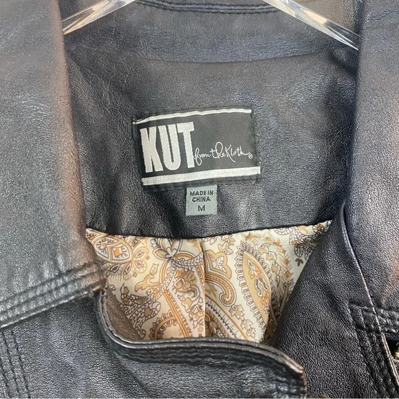 Kut from the Kloth Moto Faux Leather Jacket - Picture 2 of 6